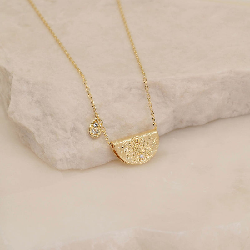 By Charlotte April Birthstone 'Shine Brightly' Necklace