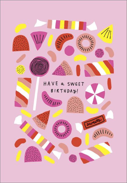 Badger & Burke 'Sweet Birthday' Card