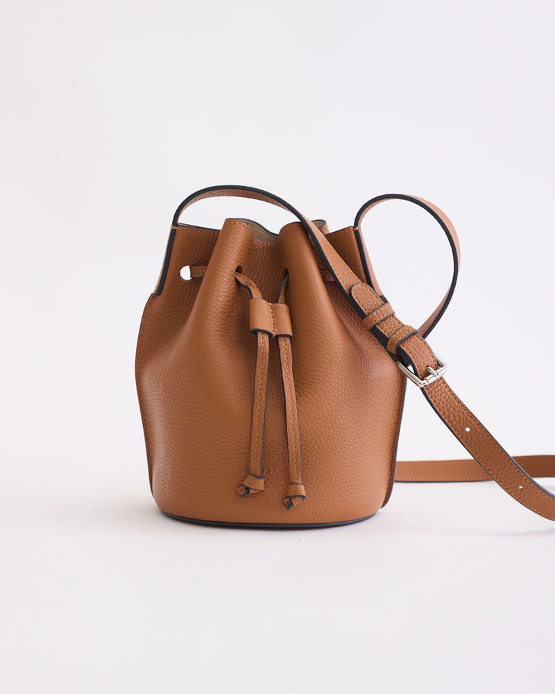 The Horse Bobb Bucket Bag in Tan