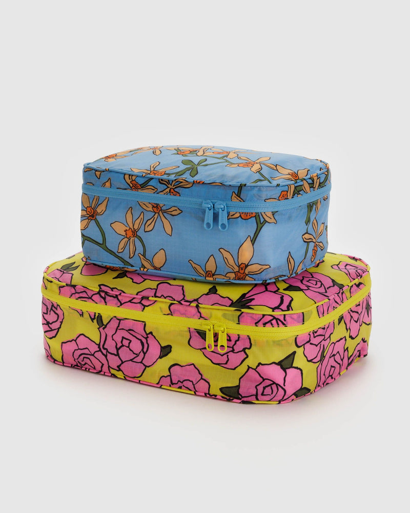 Baggu Packing Cube Set in Garden Flowers