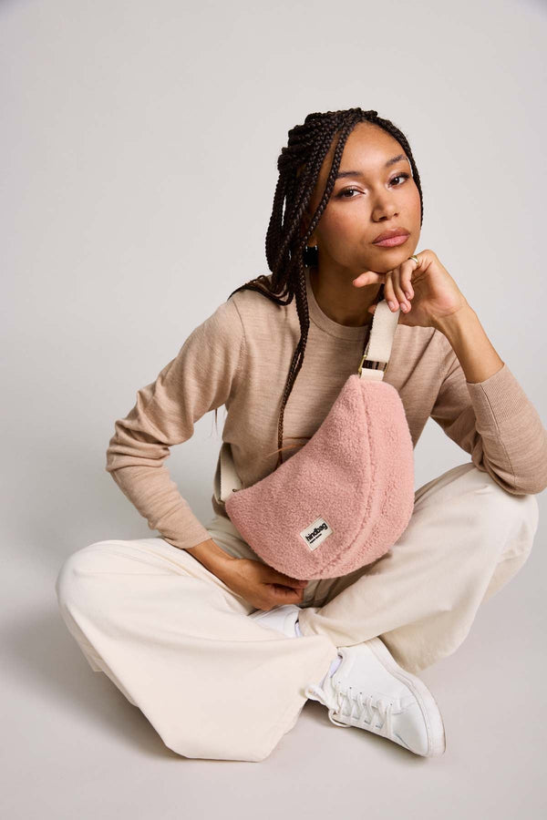 Hindbag 'Andrea' Rose Teddy Fanny Pack
