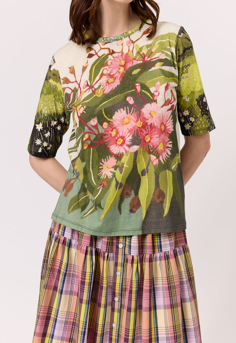 Nancybird Grace Tee in Flowering Gum