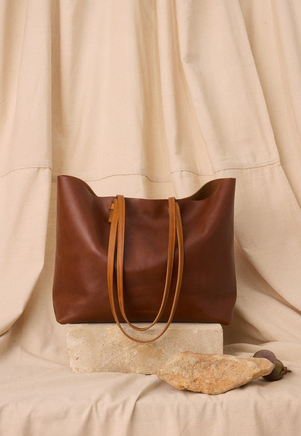 Nancybird Beach Tote in Tobacco