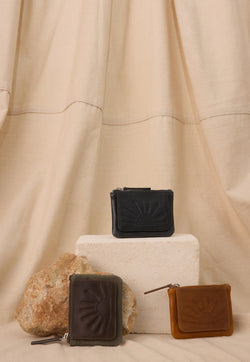 Nancybird Mini Wallet in Charcoal