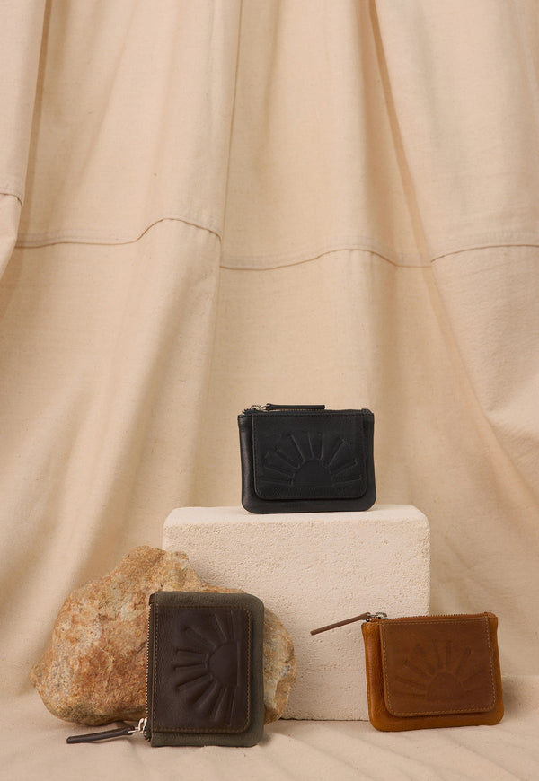 Nancybird Mini Wallet in Charcoal