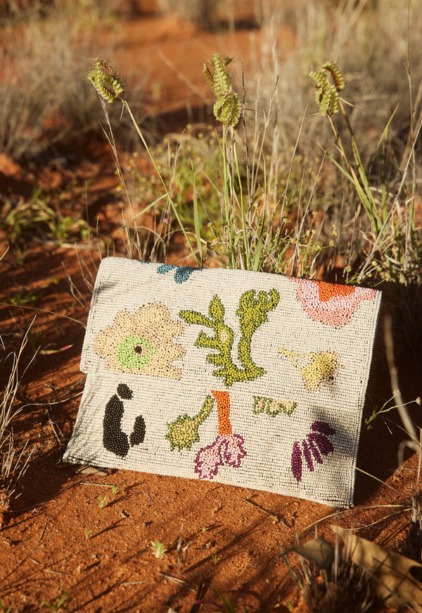 Nancybird Fold Clutch in Watercolour