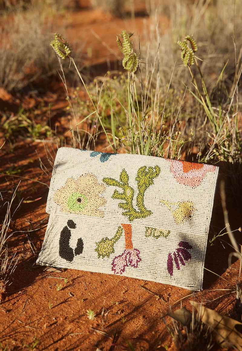 Nancybird Fold Clutch in Watercolour