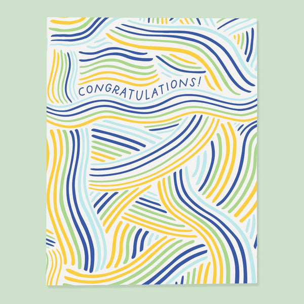 The Good Twin 'Wave Congrats' Card