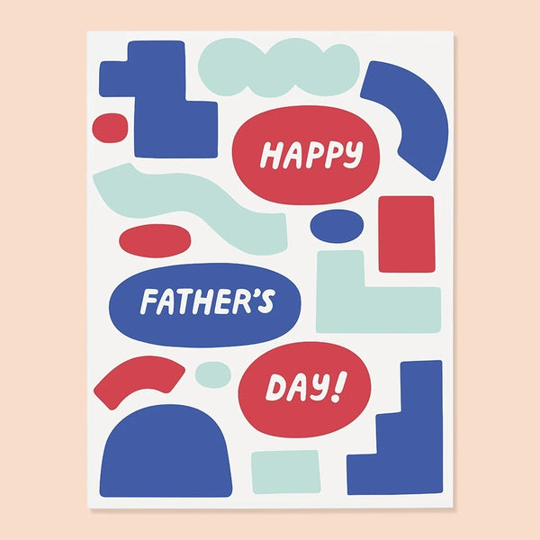 The Good Twin 'Happy Father's Day Shapes' Card