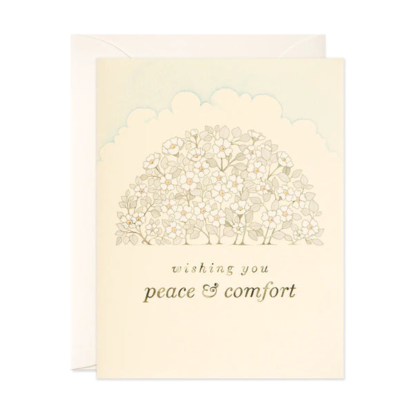 JooJoo Paper 'Wishing You Peace & Comfort' Card