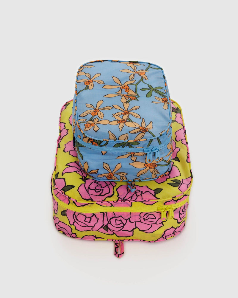 Baggu Packing Cube Set in Garden Flowers