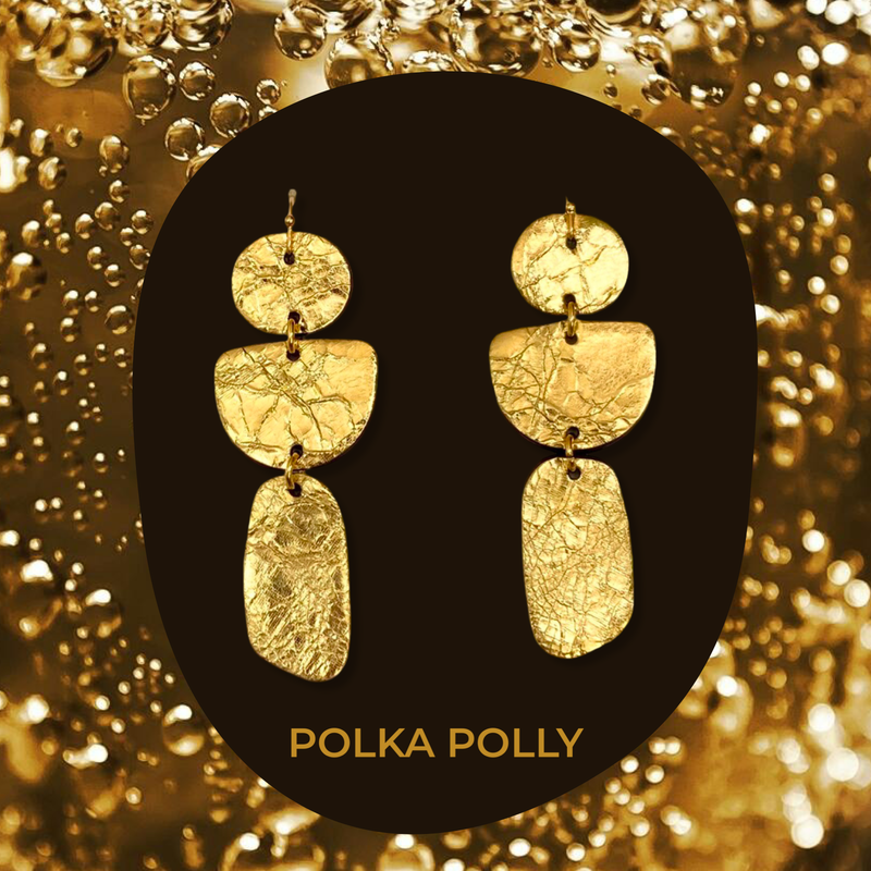 Polka Polly Flourish Golden Days Earrings