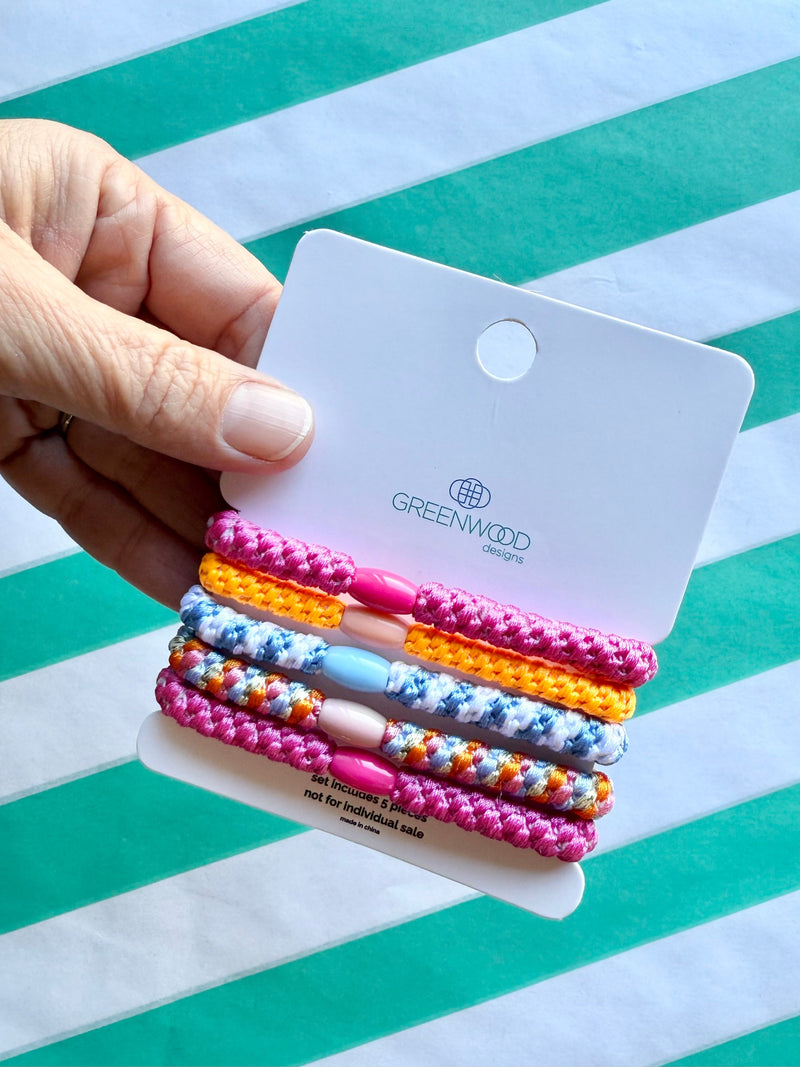 Hair Elastics Pack - Fruit Tingle