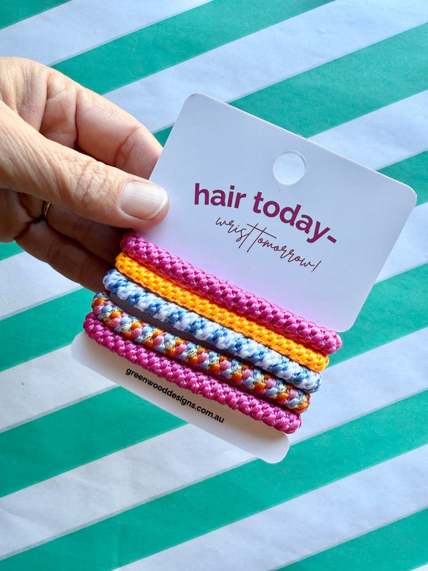 Hair Elastics Pack - Fruit Tingle