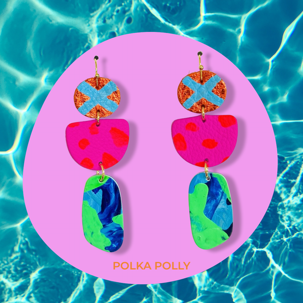 Polka Polly Finders Keepers Flourish Earrings