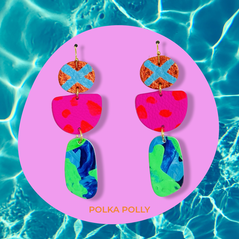 Polka Polly Finders Keepers Flourish Earrings
