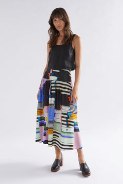 ELK Berg Skirt in Glitch Print