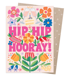 Earth Greetings 'Hip Hip Hooray!' Card