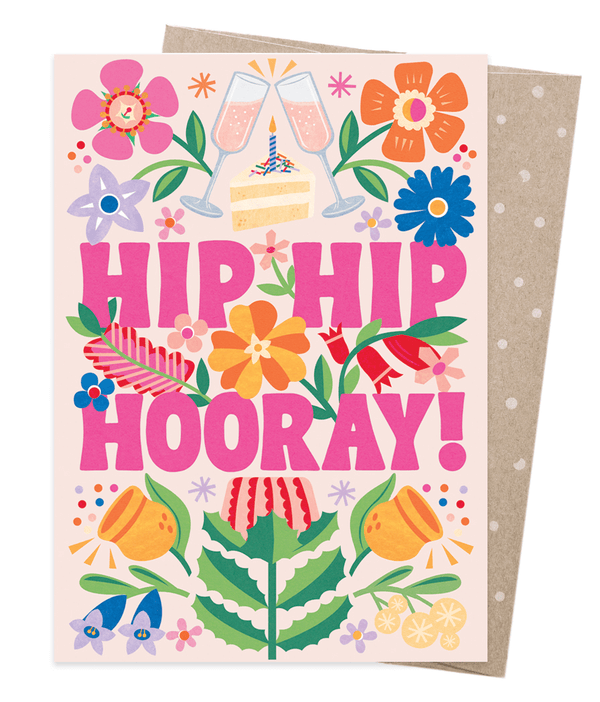 Earth Greetings 'Hip Hip Hooray!' Card