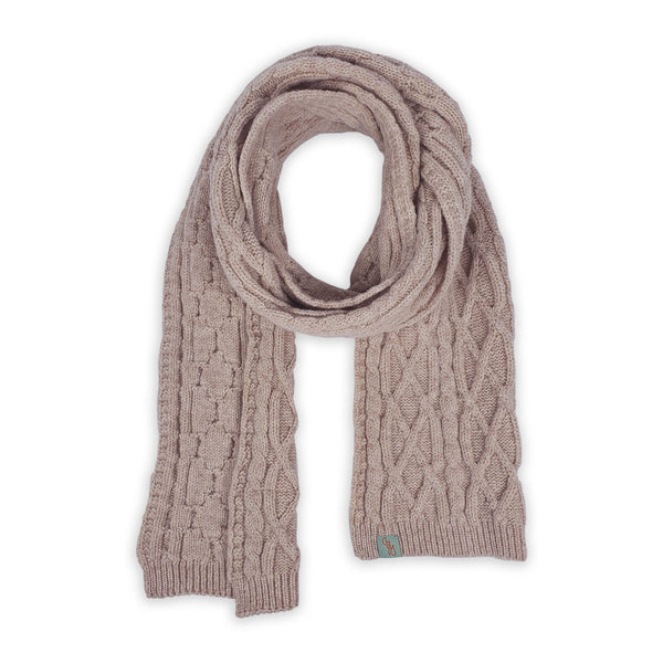 Otto & Spike 'Brioche' Scarf in Beige