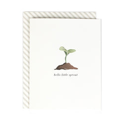 Amy Heitman 'Hello Little Sprout' Card