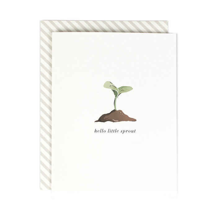 Amy Heitman 'Hello Little Sprout' Card