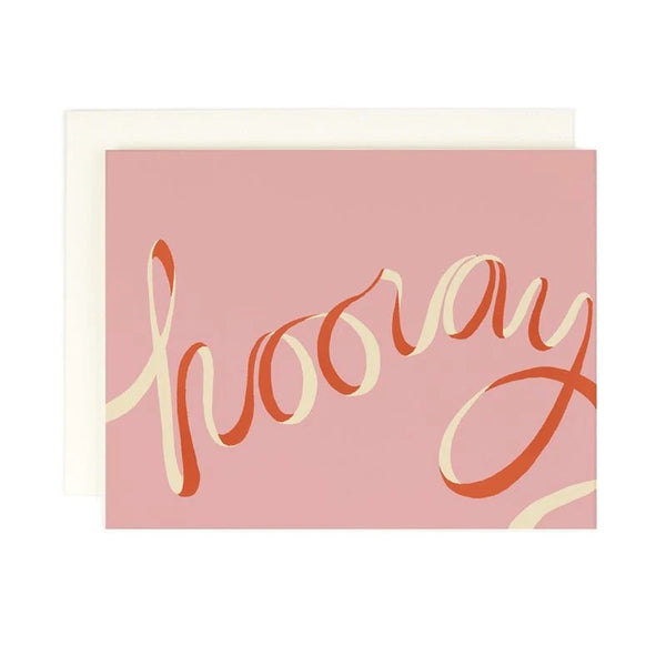 Amy Heitman 'Hooray Ribbon' Card