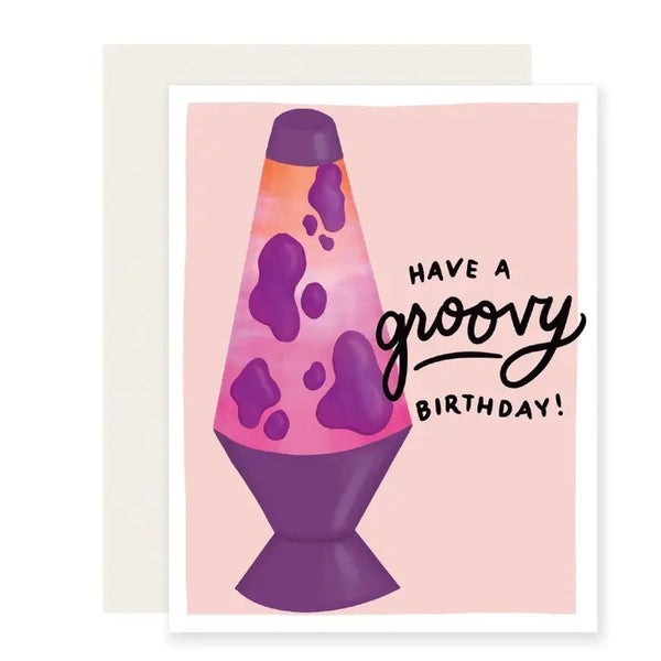 Slightly Stationery 'Groovy Birthday' Card