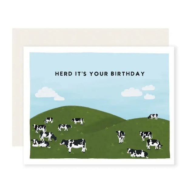 Slightly Stationery 'Herd It's Your Birthday' Card
