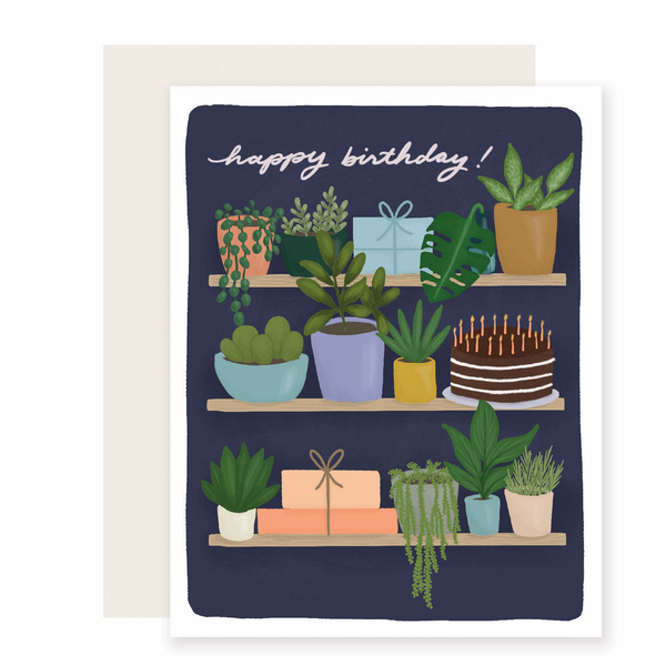 Slightly Stationery 'Plant Birthday' Card