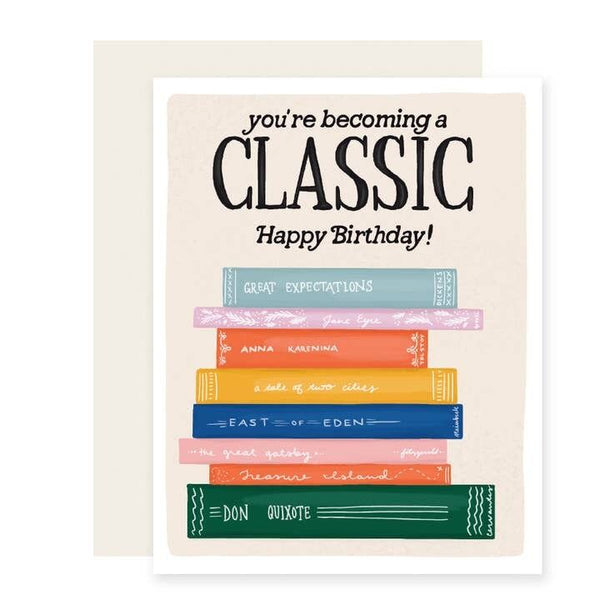 Slightly Stationery 'Becoming a Classic Birthday' Card