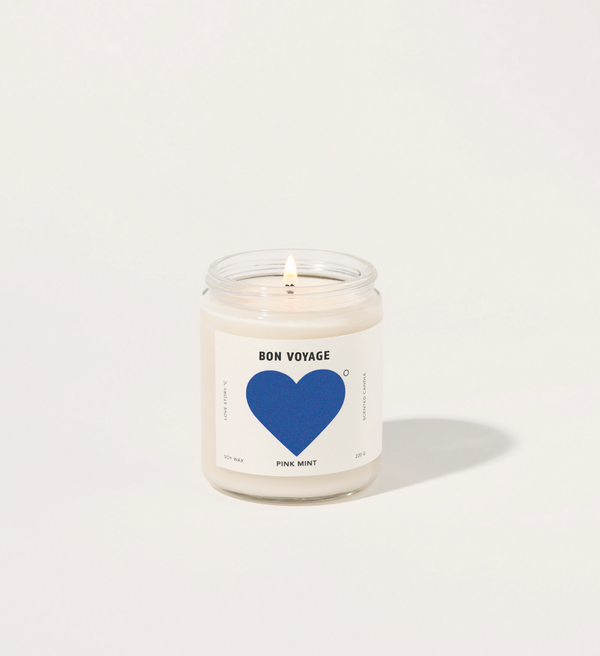 Pink Mint Bon Voyage Candle