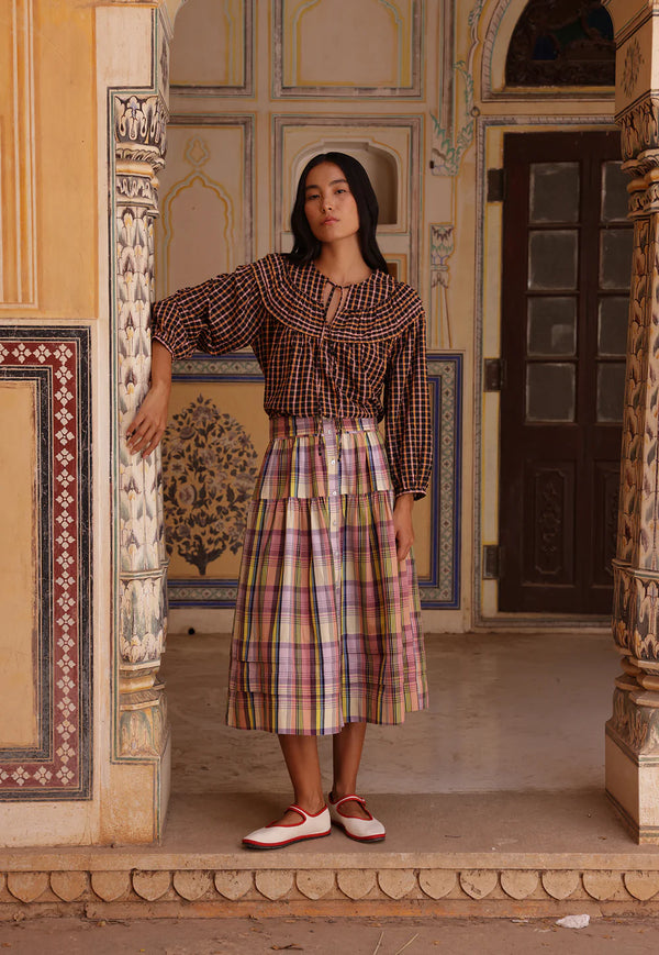 Nancybird Jira Pintuck Blouse in Jaipur