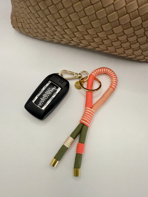 Loop-de-loop Keychain - Pretty in Pink