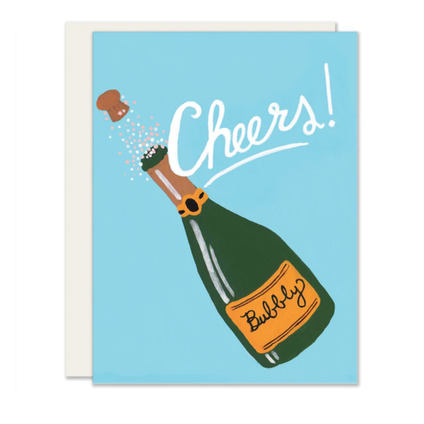 Slightly Stationery 'Champagne Cheers' Card