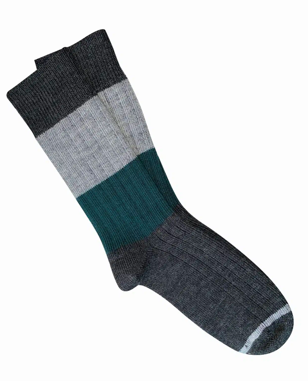 Tightology 'Chunky Rib' Socks in Charcoal