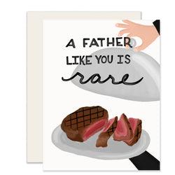 Slightly Stationery 'Rare Father' Card