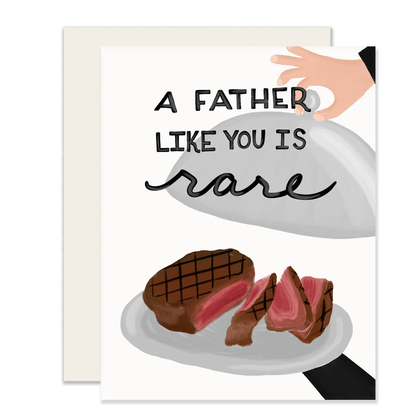Slightly Stationery 'Rare Father' Card