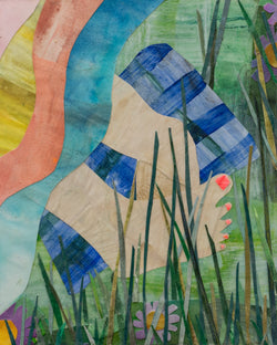 Anne Deane 'Picnic Toes' Original Artwork