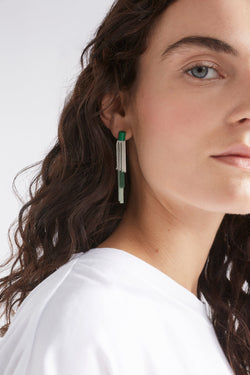 ELK Frinn Drop Earring in Aloe Green