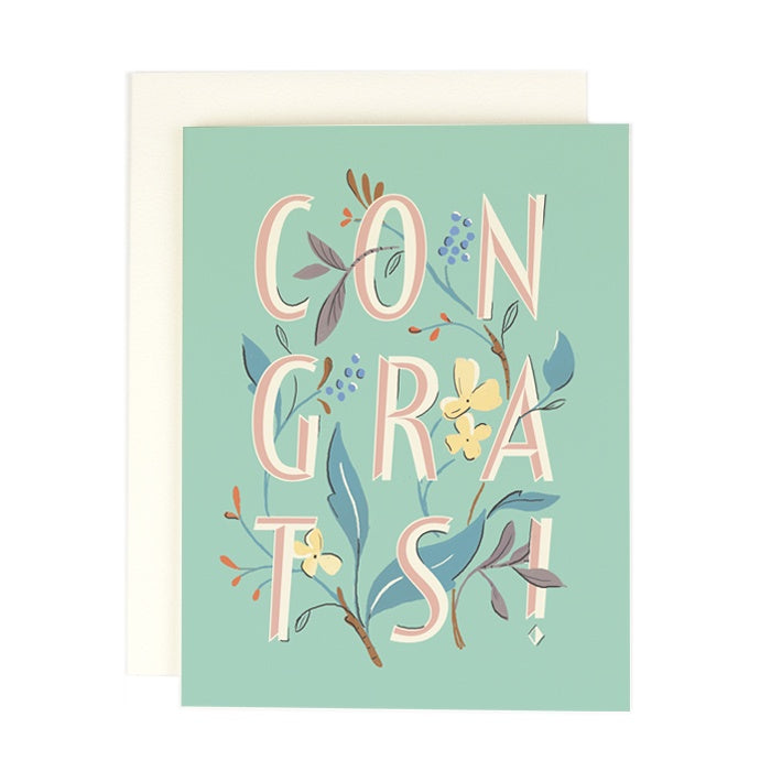 Amy Heitman 'Congrats' Card