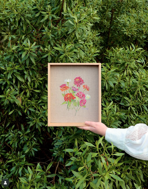 Jacinta Boyd 'Fleurs de zinnia'