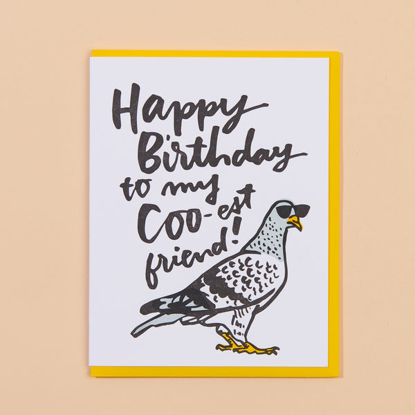 And Here We Are 'Coo' Birthday Card