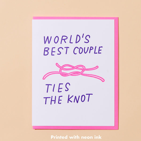 And Here We Are 'Ties the Knot' Card