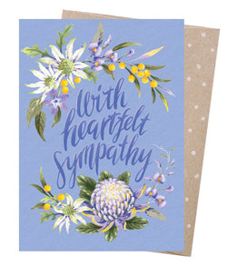 Earth Greetings 'Sympathy Florals' Card