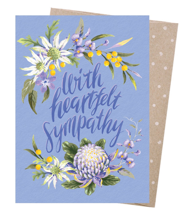 Earth Greetings 'Sympathy Florals' Card