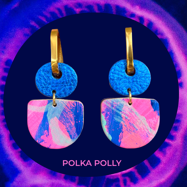 Polka Polly Galatic Dainty Hoops
