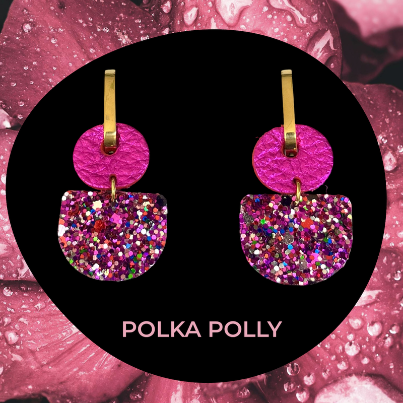 Polka Polly Cosmopolitan Dainty Hoops