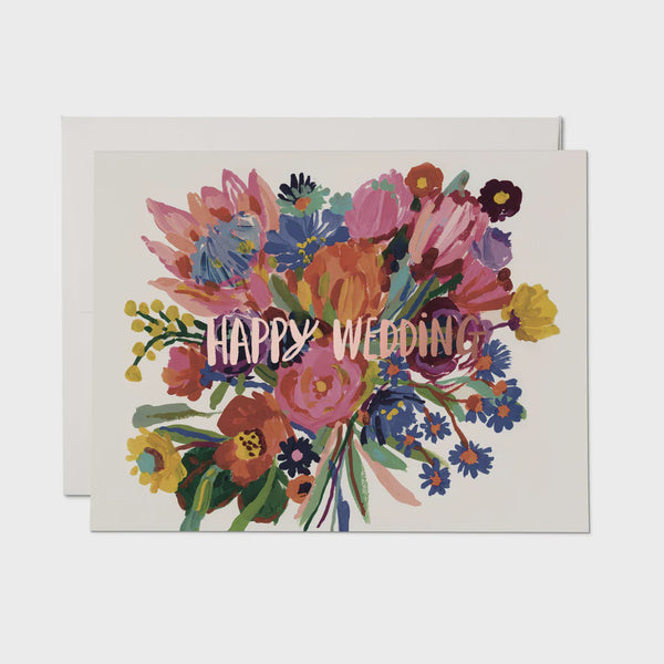 ‘Happy Wedding’ Flowers