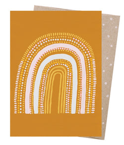 Earth Greetings 'Ochre Rainbow' Card